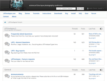 Tablet Screenshot of forum.lrtimelapse.com